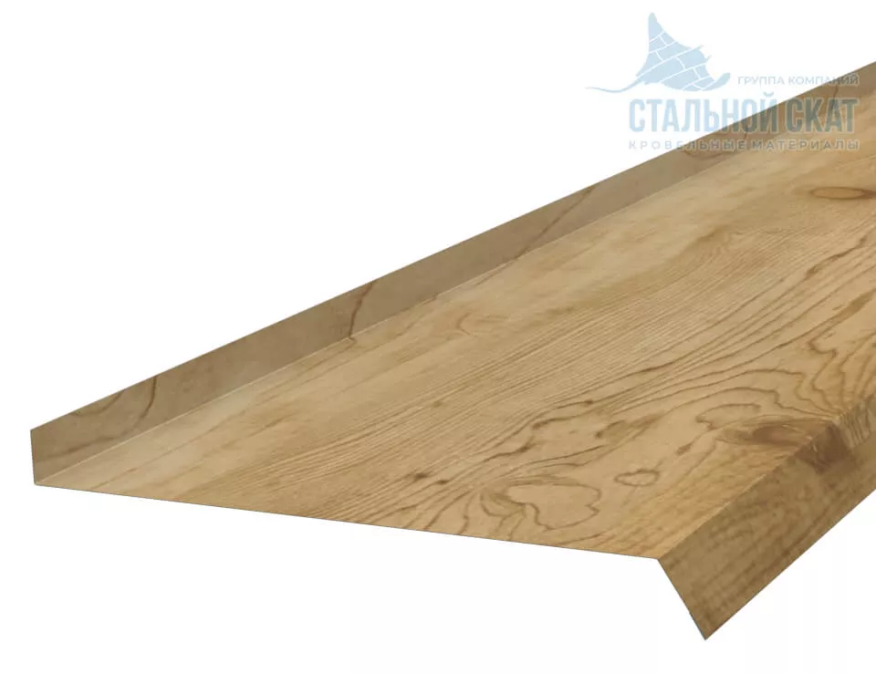 Фото: Планка отлива 240х30х2000 (ECOSTEEL-01-Сосна-0.5) в Серпухове