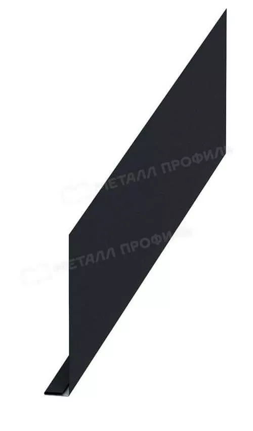 Фото: Планка карнизного свеса 250х50х2000 (VALORI-20-DarkGrey-0.5) в Серпухове