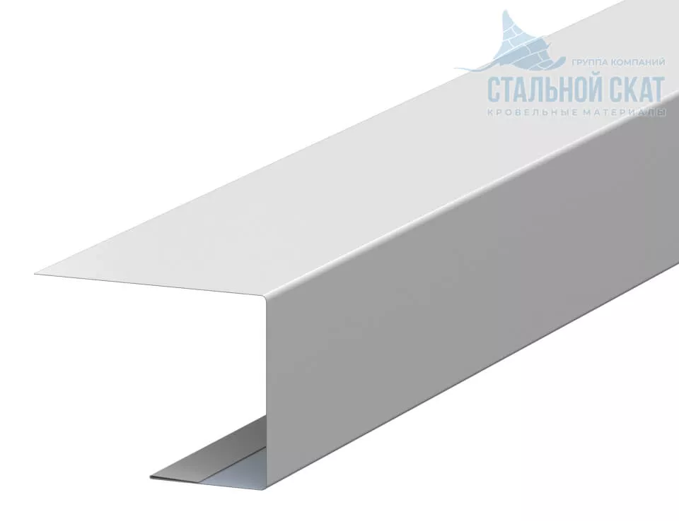 Фото: Планка завершающая FASTCLICK 50х38х3000 (PURMAN-20-9010-0.5) в Серпухове