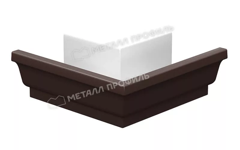 Фото: Угол желоба наружный 120х86 Foramina Freeze QUADRO (FRZ-01-8017-0.5) в Серпухове