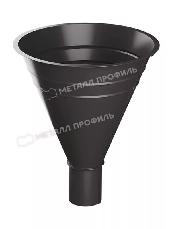 Фото: Воронка водосборная D100/300 Foramina Freeze (FRZ_D-01-DarkBrownDarkBrown-0.6) в Серпухове