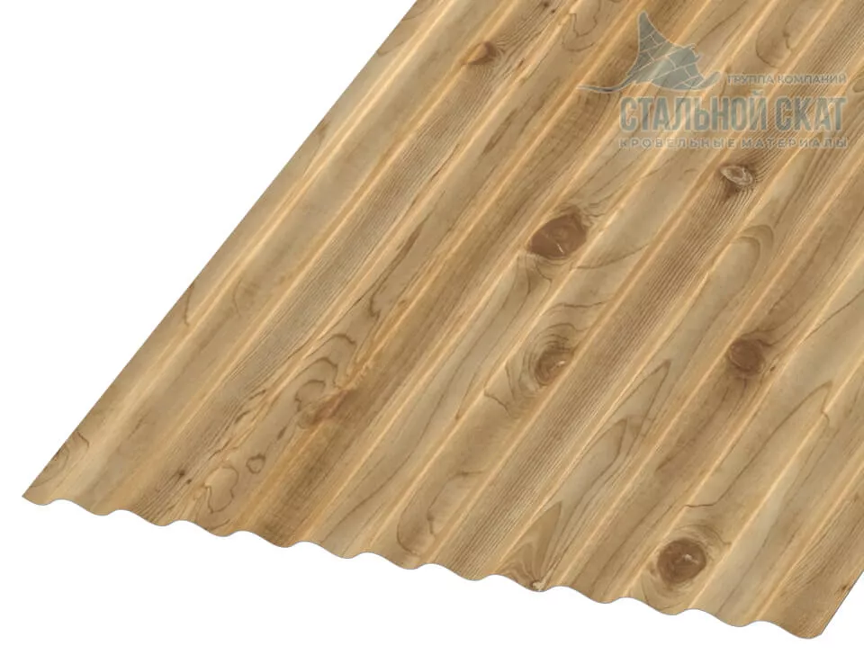 Профнастил МП18 х 1100 - B (ECOSTEEL_T-01-Сосна-0.5) в Серпухове