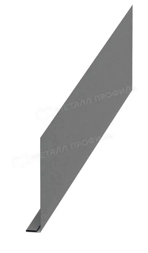 Фото: Планка карнизного свеса 250х50х2000 NormanMP (ПЭ-01-9006-0.5) в 
