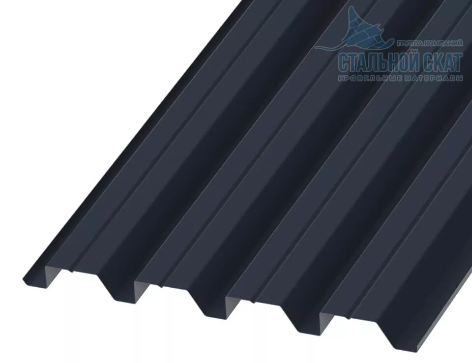 Профнастил Н60 х 845 - B (PureTech_Mat-20-7024-0.5) в Серпухове