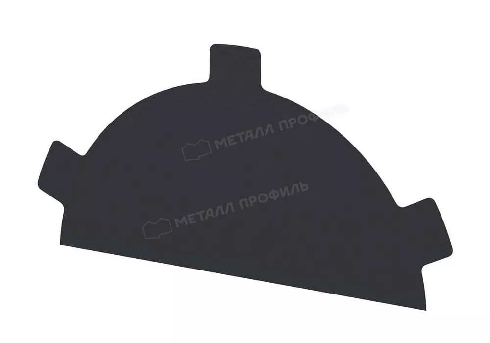 Заглушка конька круглого простая (PureTech_Mat-20-7024-0.5) в Серпухове
