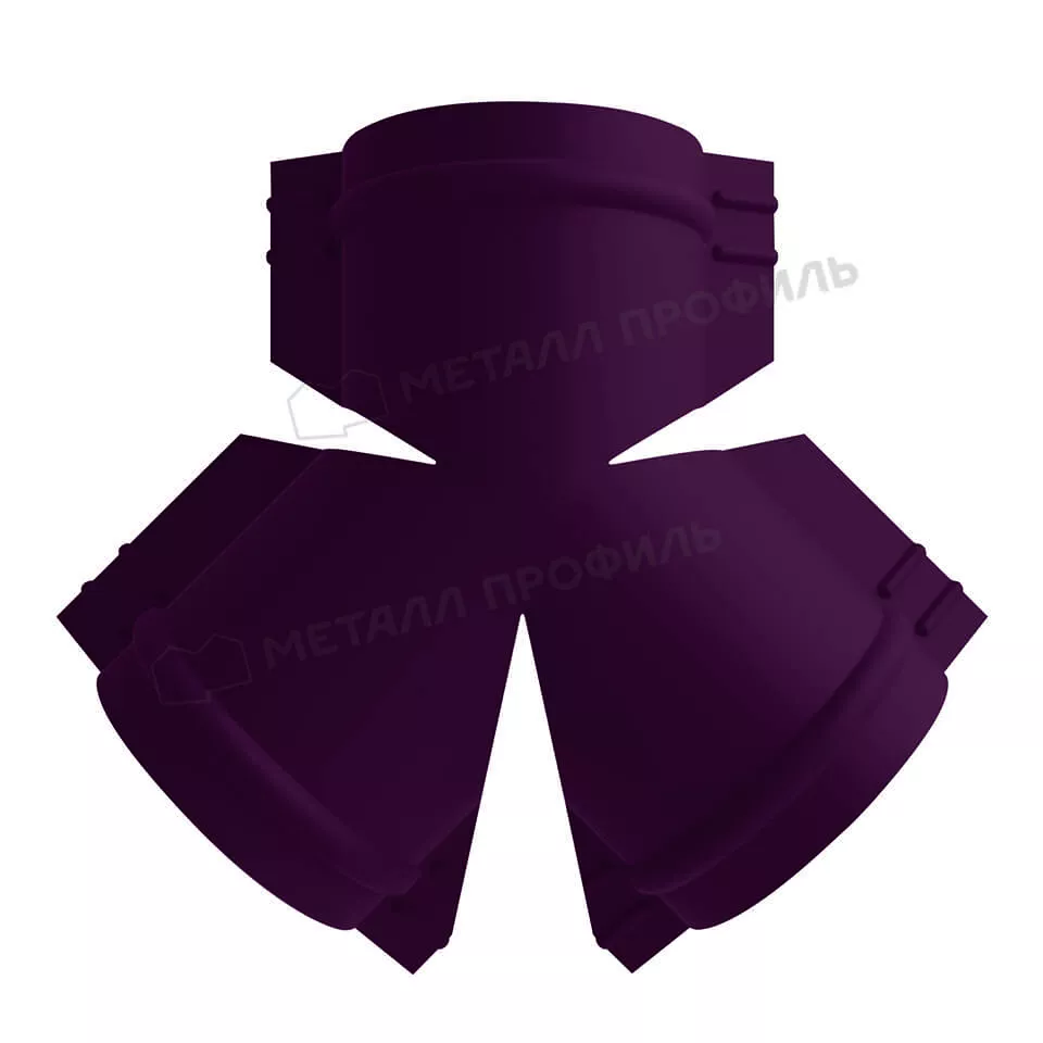 Фото: Y-образный тройник для круглого конька R110 (VALORI-20-Violet-0.5) в Серпухове