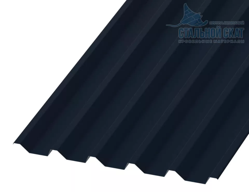 Фото: Профнастил С44 х 1000 - A (VALORI-20-DarkGrey-0.5) в Серпухове