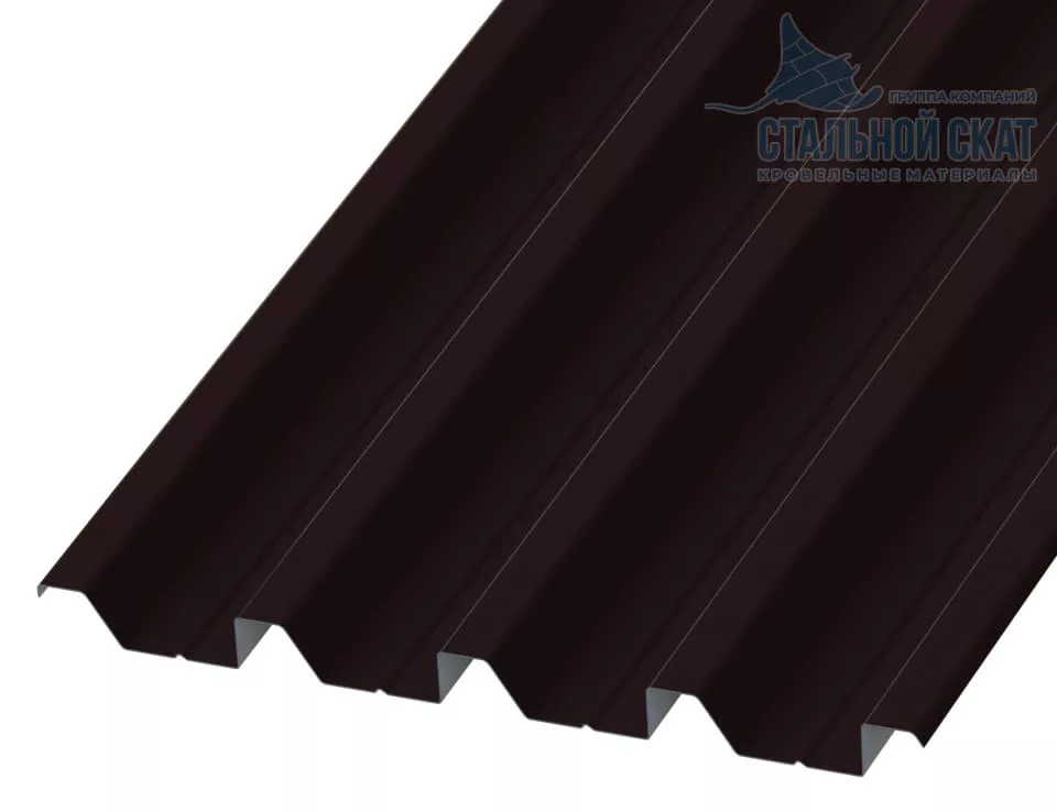 Фото: Профнастил Н60 х 845 - A (VALORI-20-DarkBrown-0.5) в Серпухове