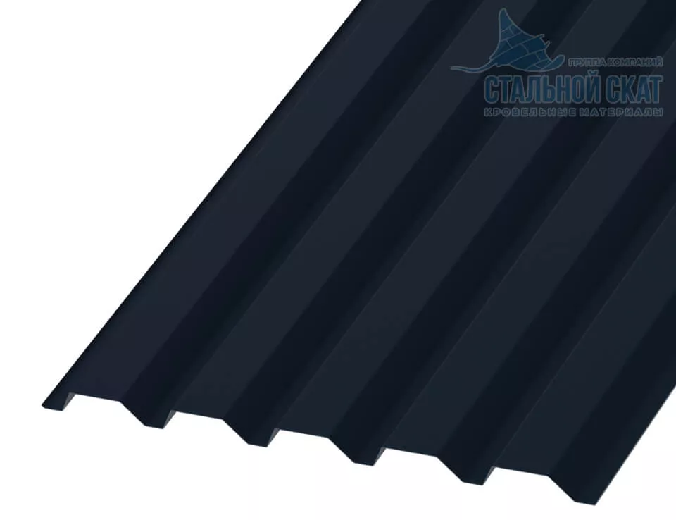 Фото: Профнастил С44 х 1000 - B (VALORI-20-DarkGrey-0.5) в Серпухове