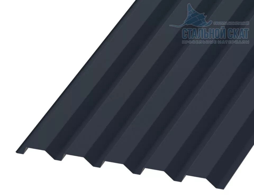 Фото: Профнастил С44 х 1000 - B (VALORI-20-Grey-0.5) в Серпухове