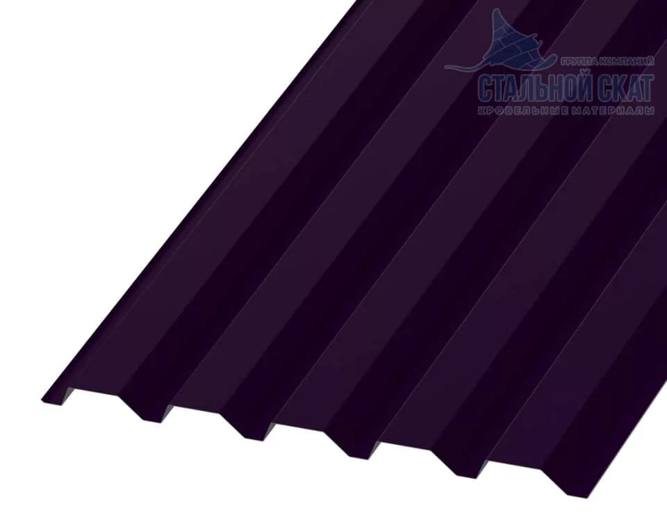 Профнастил С44 х 1000 - B (VALORI-20-Violet-0.5) в Серпухове