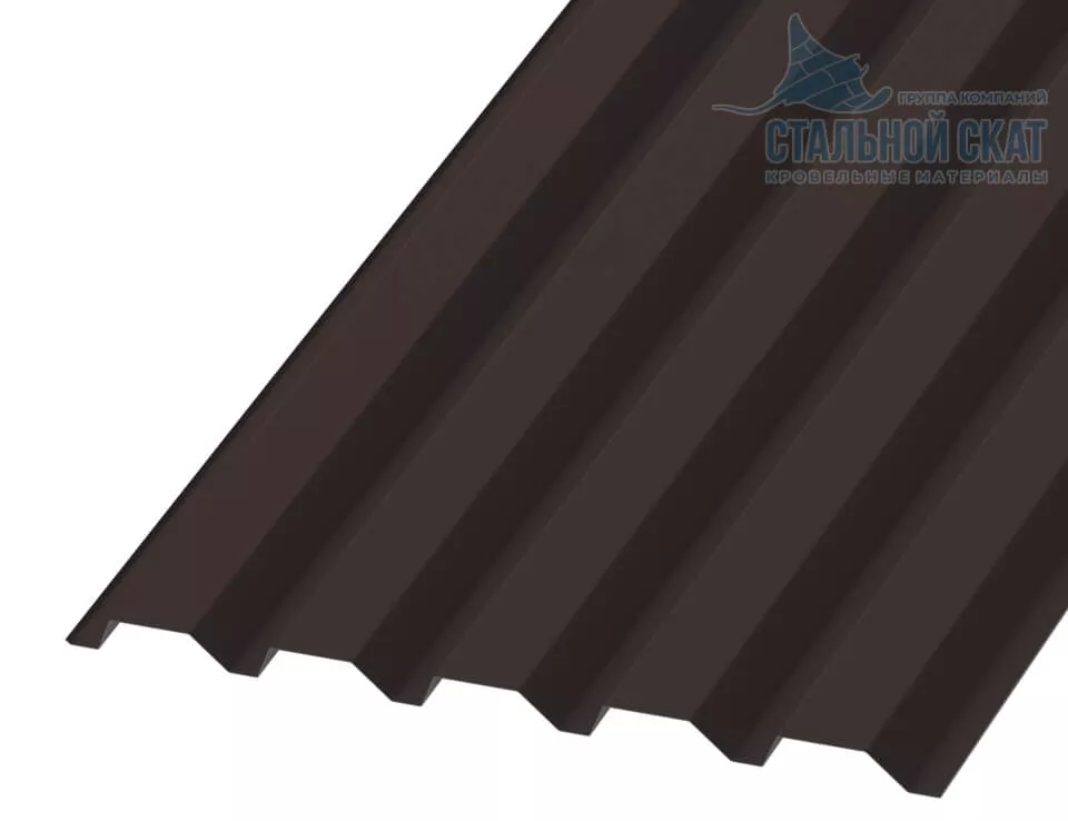 Фото: Профнастил С44 х 1000 - B NormanMP (ПЭ-01-RR32-0.5) в Серпухове