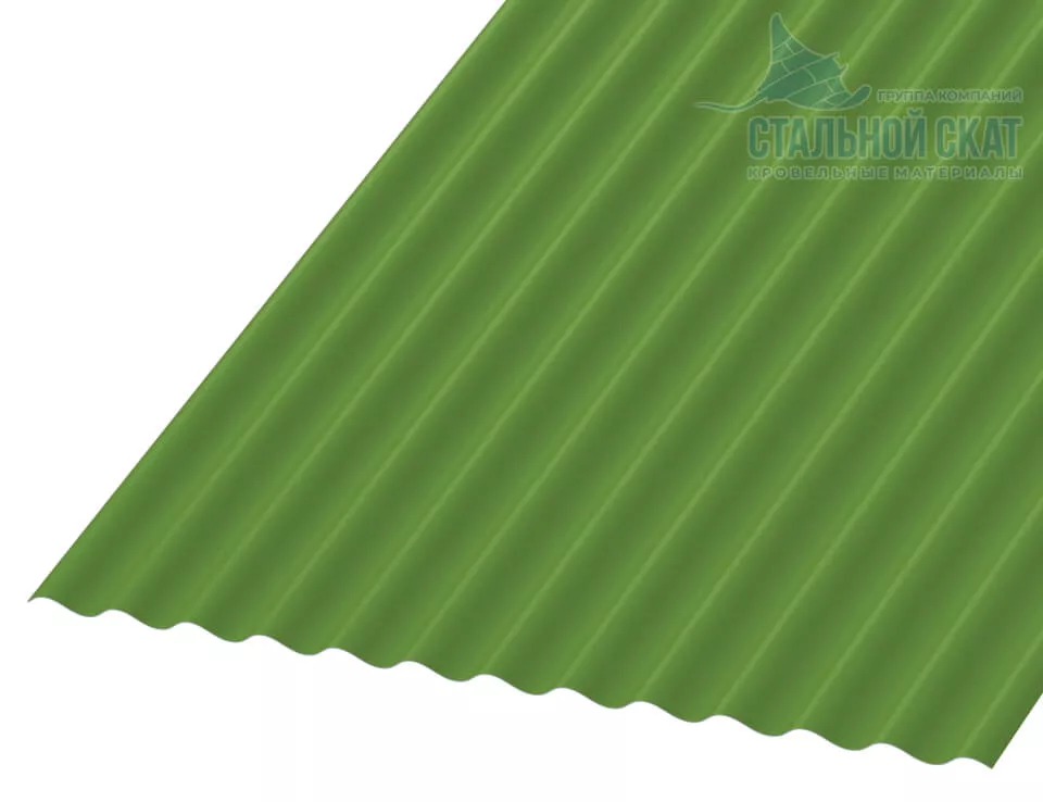 Профнастил МП18 х 1100 - A NormanMP (ПЭ-01-6018-0.5) в Серпухове