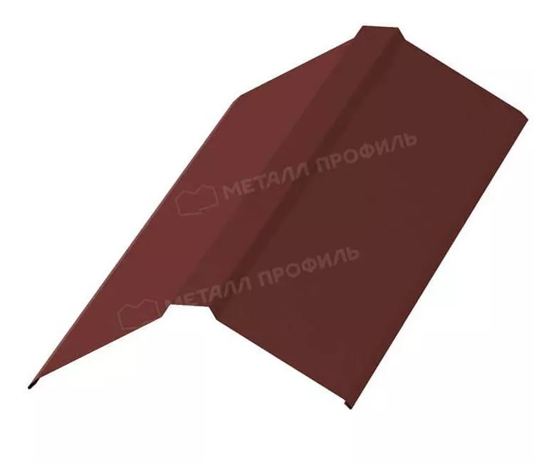 Фото: Планка конька плоского 190х190х2000 (PURETAN-20-RR29-0.5) в Серпухове