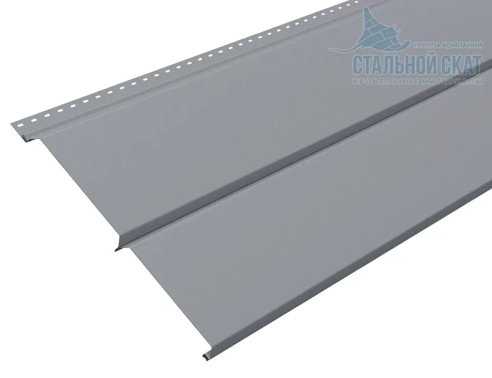 Фото: Сайдинг Lбрус-XL-14х335 (ПЭ-01-9006-0.45) в Серпухове