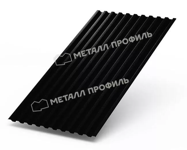 Фото: Профнастил С21 х 1000 - B (ПЭ-01-9005-0.45) в Серпухове