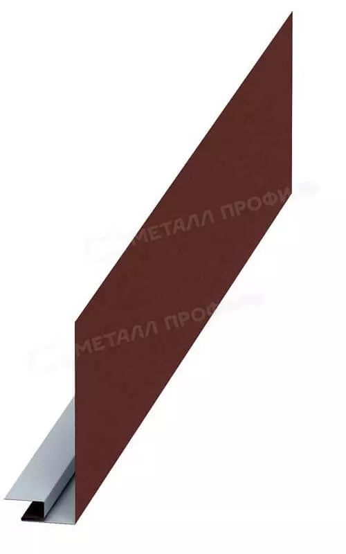 Фото: Планка карнизного свеса сложная 250х50х3000 (PURETAN-20-RR29-0.5) в Серпухове