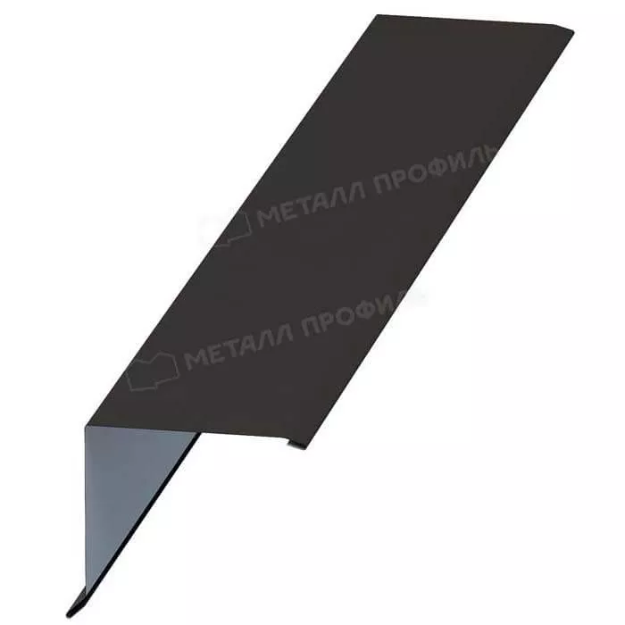Планка торцевая 135х145х2000 (VALORI-20-DarkBrown-0.5) в Серпухове