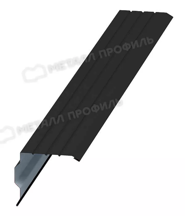 Планка торцевая 90х115х2000 (PURMAN-20-9005-0.5) в Серпухове