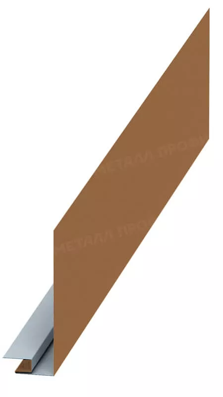 Фото: Планка карнизного свеса сложная185х50х2000 (AGNETA-03-CopperCopper-0.5) в Серпухове