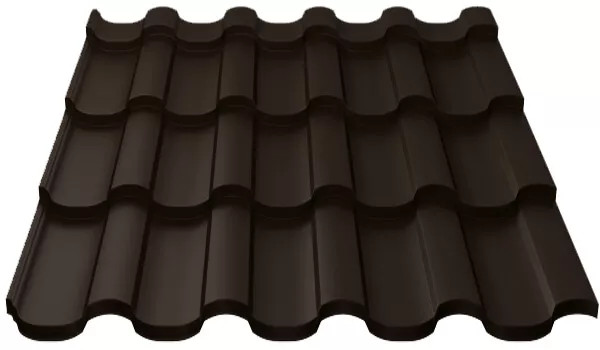 Металлочерепица МП Монтекристо-M (PURETAN-20-RR32-0.5) в Серпухове