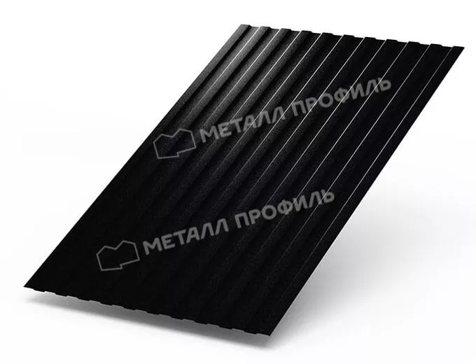Фото: Профнастил С8 х 1150 NormanMP - B (ПЭ-01-9005-0.5) в Серпухове