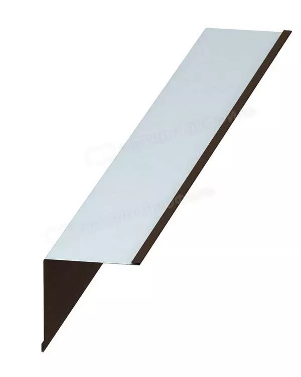 Планка угла внутреннего 115х115х2000 (Steelmatt-20-8017-0.4) в Серпухове