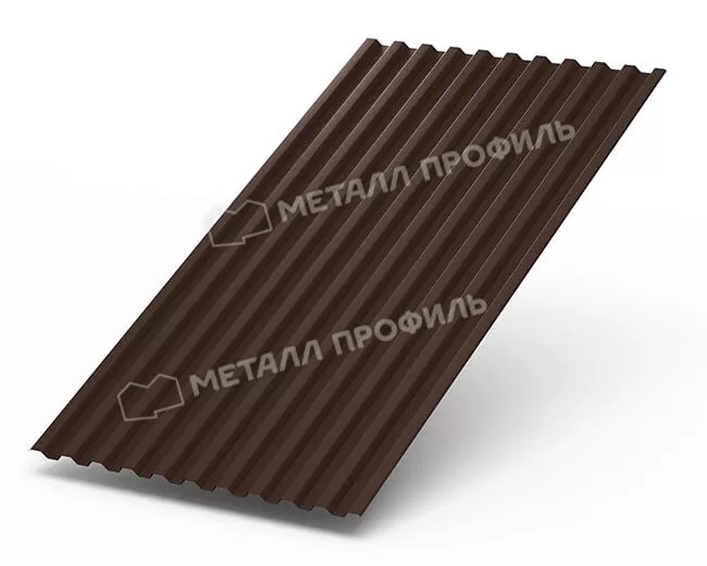 Фото: Профнастил С21 х 1000 - A (ПЭ-01-8017Color-0.4±0.08мм) в Серпухове