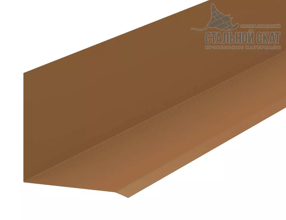 Планка примыкания верхняя к стене FASTCLICK 150х135х2000 (PURMAN-20-Argillite-0.5) в Серпухове