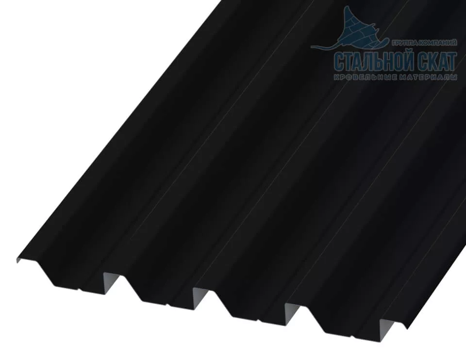 Профнастил Н60 х 845 - A (PURMAN-20-9005-0.5) в Серпухове