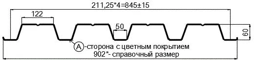 Фото: Профнастил Н60 х 845 - A (PURETAN-20-RR29-0.5) в Серпухове