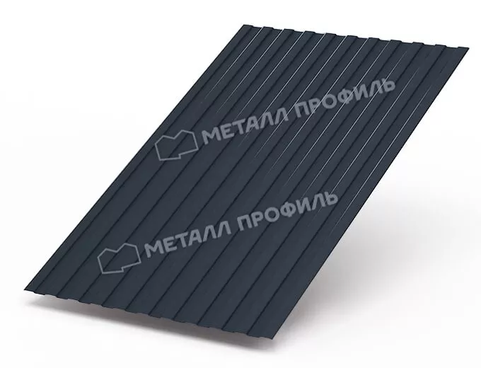Фото: Профнастил С8 х 1150 NormanMP - B (ПЭ-01-7016-0.5) в Серпухове