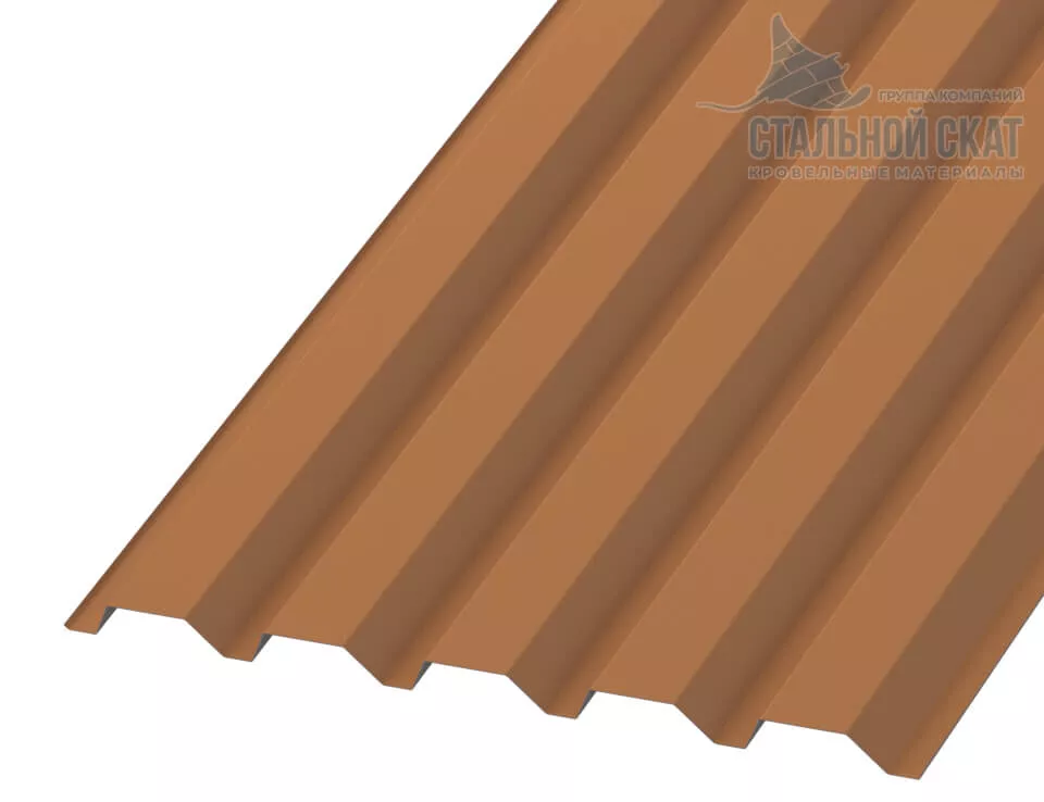 Профнастил С44 х 1000 - B (PURMAN-20-Argillite-0.5) в Серпухове