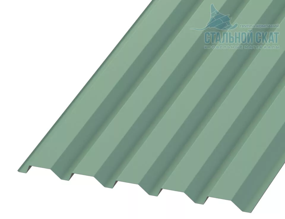 Фото: Профнастил С44 х 1000 - B (PURMAN-20-Tourmalin-0.5) в Серпухове