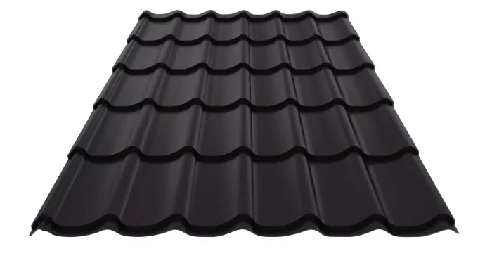 Фото: Металлочерепица МП Ламонтерра-XL (VALORI-20-DarkGrey-0.5) в Серпухове