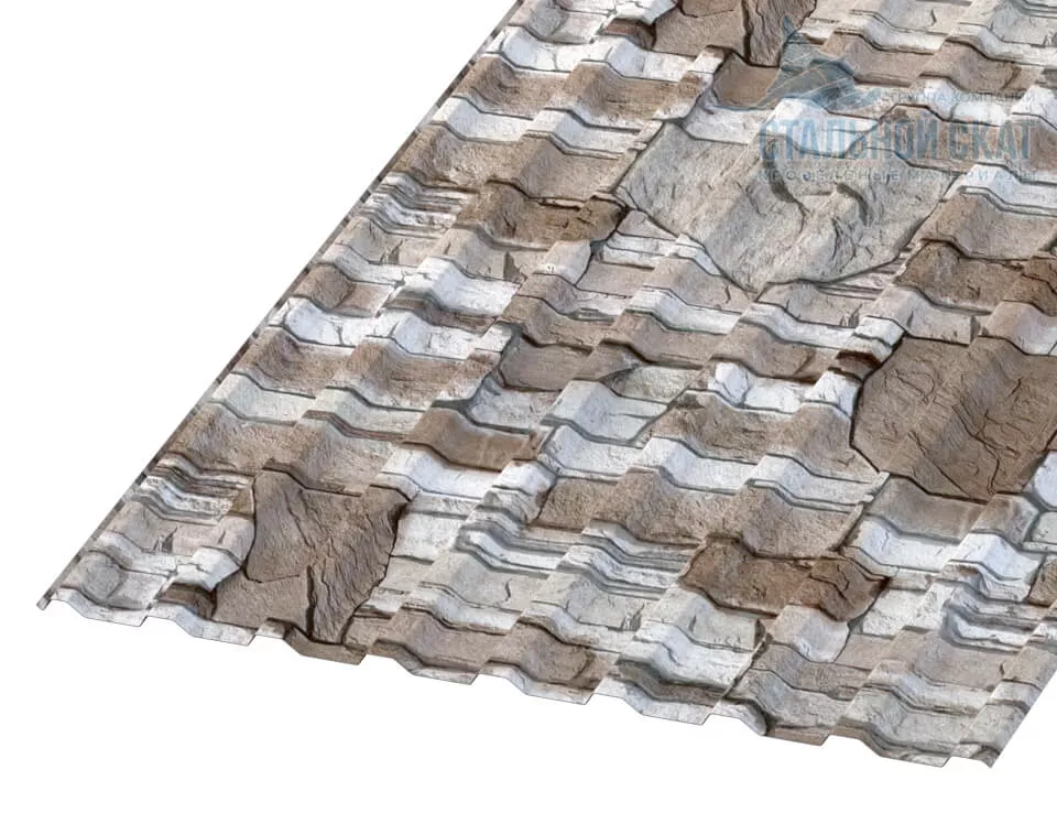Фото: Профнастил МП20 х 1100 - R (ECOSTEEL-01-Песчаник-0.5) в Серпухове