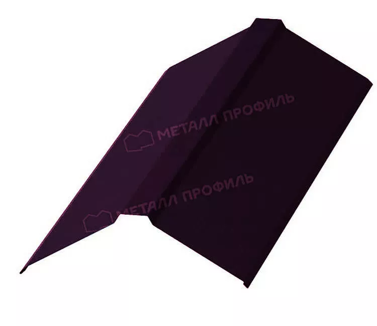 Фото: Планка конька плоского 150х150х2000 (VALORI-20-Violet-0.5) в Серпухове