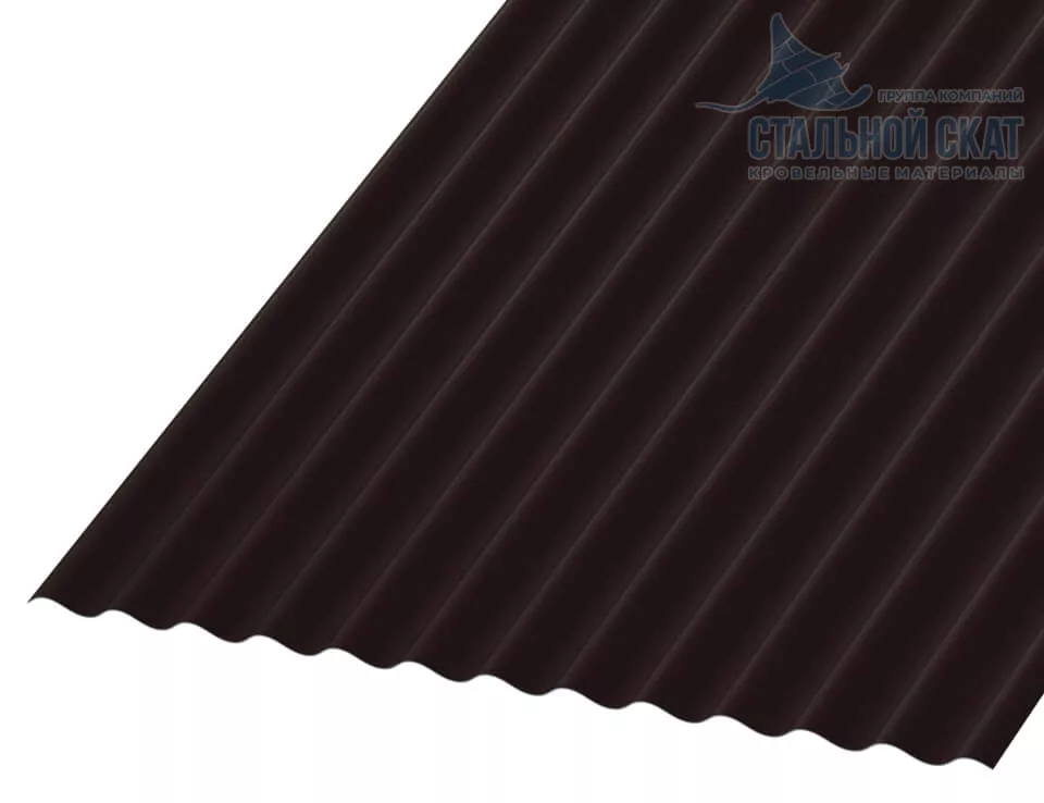 Фото: Профнастил МП18 х 1100 - A (VALORI-20-DarkBrown-0.5) в Серпухове
