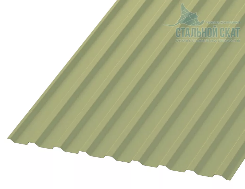 Фото: Профнастил МП20 х 1100 - B NormanMP (ПЭ-01-6019-0.5) в Серпухове