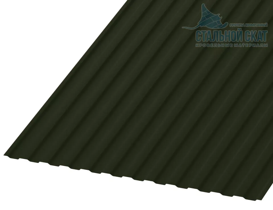 Профнастил МП10 х 1100 - B (VikingMP-01-6007-0.45) в Серпухове