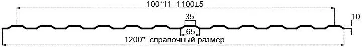 Фото: Профнастил оцинкованный МП10 х 1100 (ОЦ-01-БЦ-0.65) в Серпухове