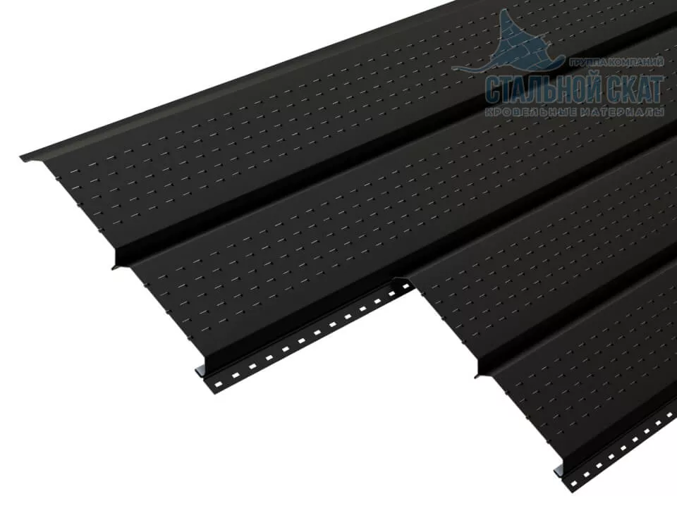Софит Lбрус-15х240 NormanMP (ПЭ-01-9005-0.5) в Серпухове