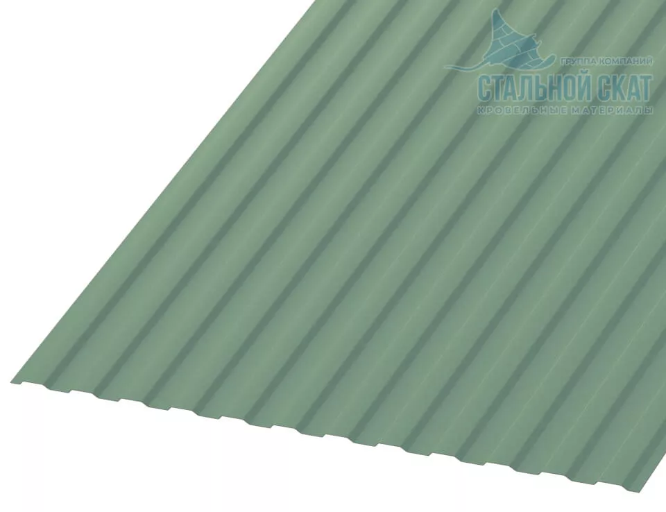 Фото: Профнастил МП10 х 1100 - A (PURMAN-20-Tourmalin-0.5) в Серпухове
