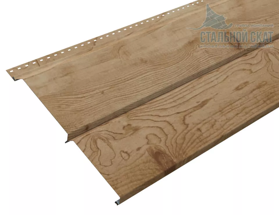Сайдинг Lбрус-XL-14х335 (ECOSTEEL-01-Сосна-0.5) в Серпухове