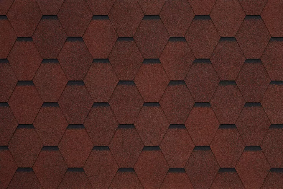 Фото: Черепица гибкая Tegola Garda rosso 409 (красный) в Серпухове