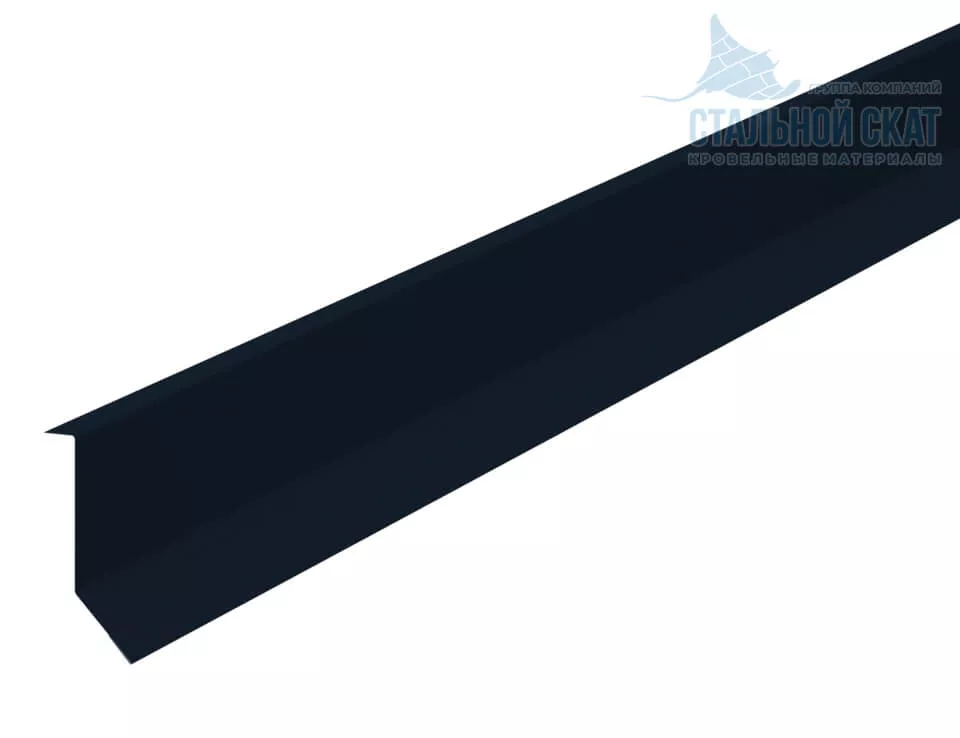 Фото: Планка примыкания в штробу 46х25х2000 (VALORI-20-DarkGrey-0.5) в Серпухове