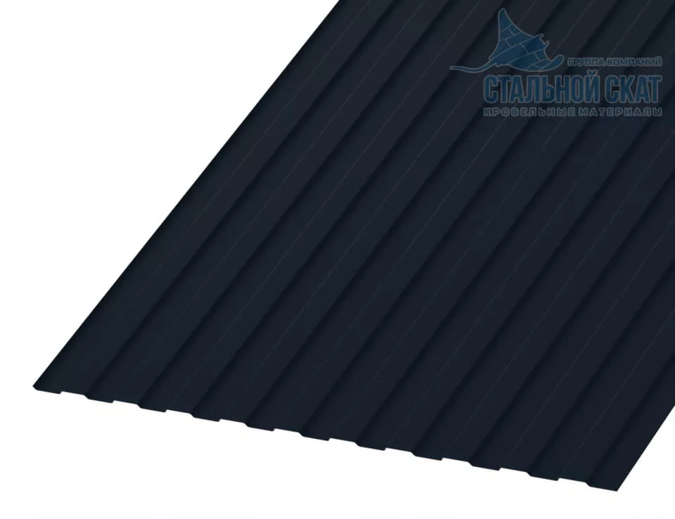 Фото: Профнастил С8 х 1150 - B (VALORI-20-DarkGrey-0.5) в Серпухове