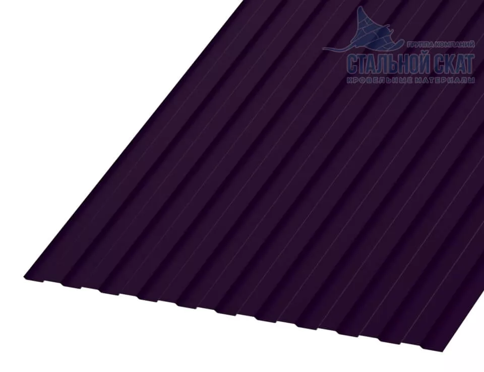 Фото: Профнастил С8 х 1150 - B (VALORI-20-VIolet-0.5) в Серпухове