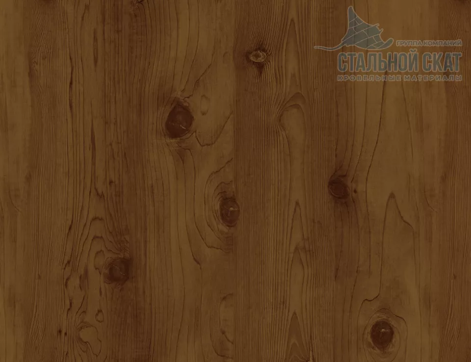 Фото: Планка отлива 180х30х2000 (ECOSTEEL_T-12-Дуб-0.45) в Серпухове