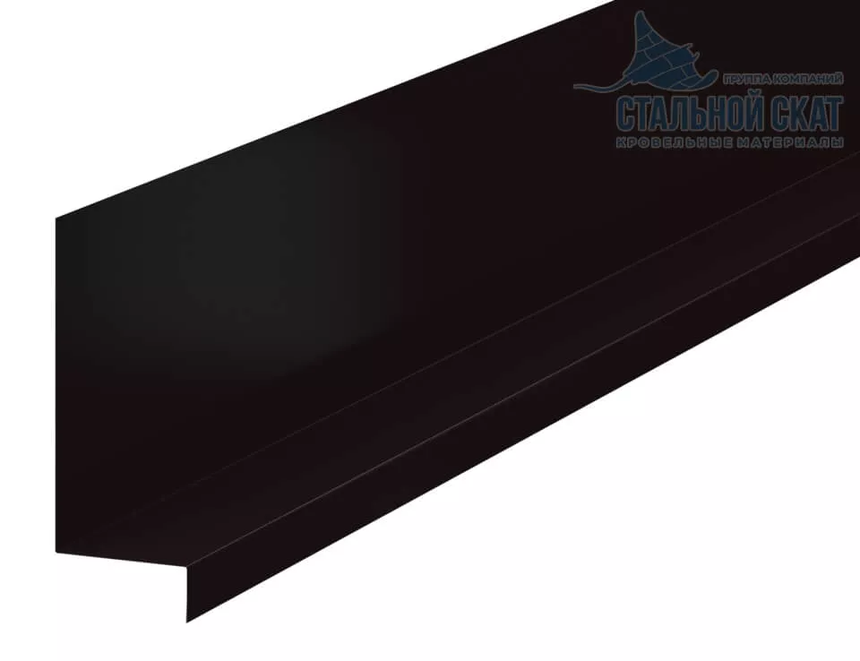Планка примыкания боковая FASTCLICK 150х65х2000 (VALORI-20-DarkBrown-0.5) в Серпухове